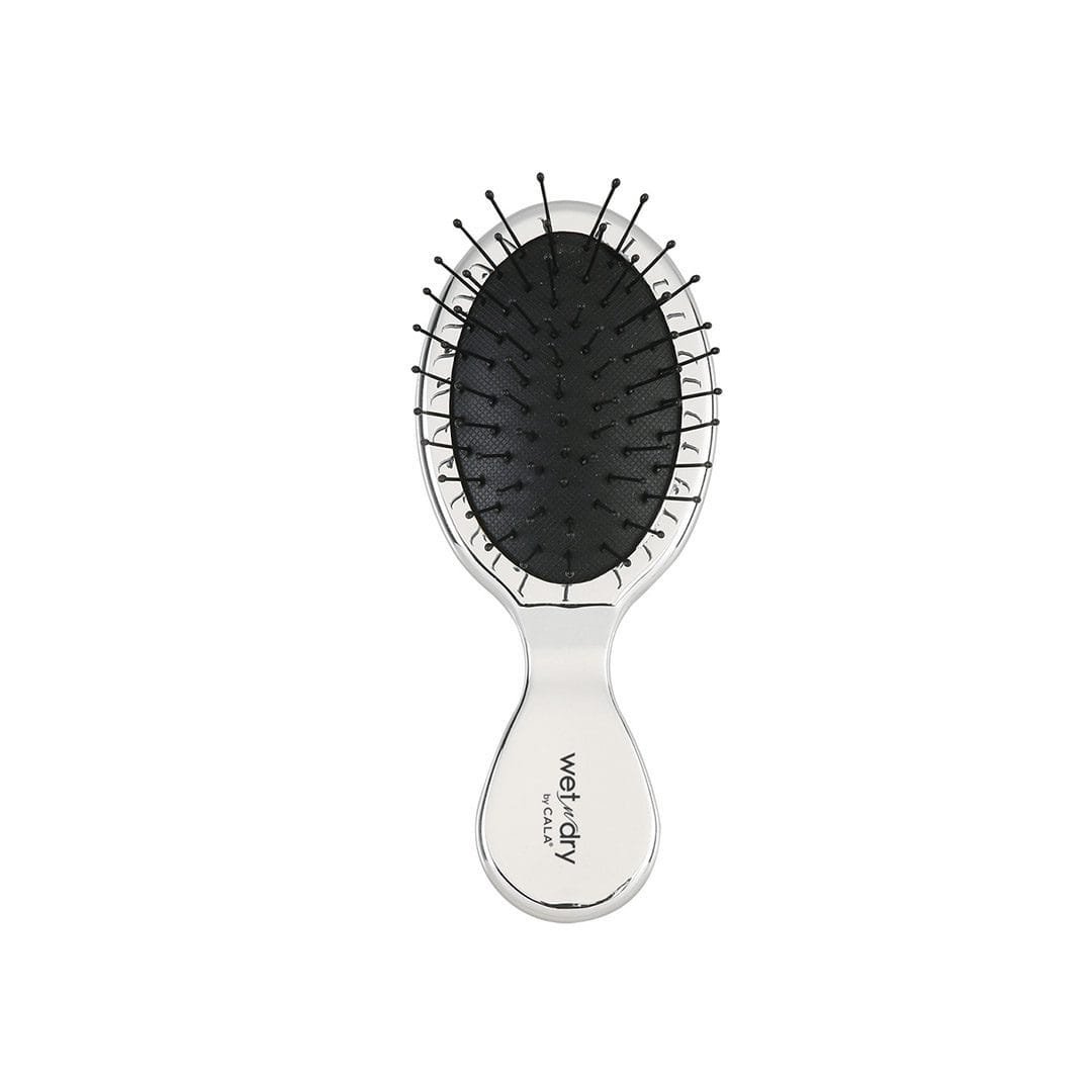 616513667731 Cala - Wet and dry mini hairbrush (Chrome)