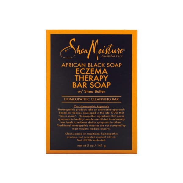 SheaMoisture - African Black Soap, Eczema Therapy Bar Soap with Shea Butter