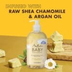 SheaMoisture, Baby Wash & Shampoo with Raw Shea, Chamomile & Argan Oil – Gentle Cleansing for Delicate Skin and Hair - الصورة 3