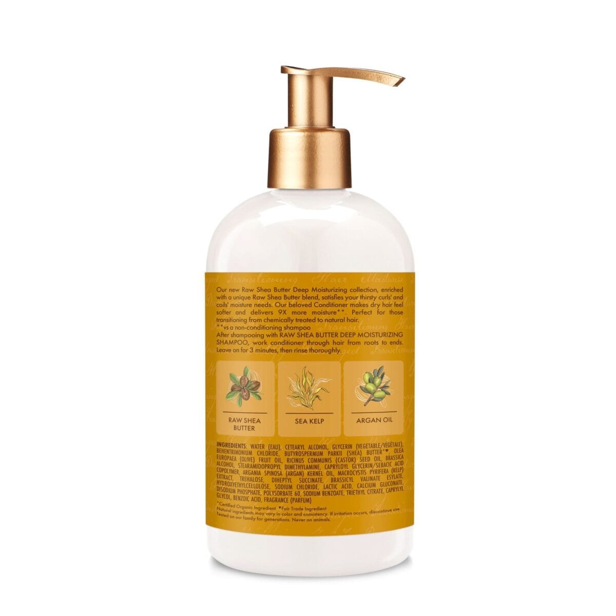 ⁦SheaMoisture, Raw Shea Butter Conditioner – Deeply Hydrate and Repair Dry, Damaged Hair⁩ - الصورة ⁦4⁩