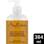 ⁦SheaMoisture, Raw Shea Butter Conditioner – Deeply Hydrate and Repair Dry, Damaged Hair⁩ - الصورة ⁦2⁩