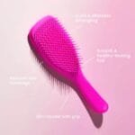 Tangle Teezer Detangling Hairbrush – For Straight and Curly Hair – Fuchsia - Image 2