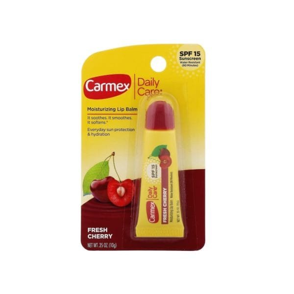 Carmex - moisturizing lip balm fresh cherry
