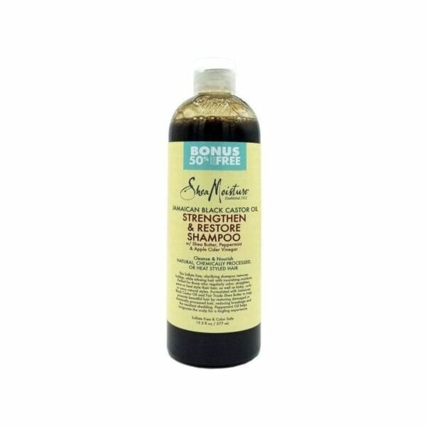 Sheamoisture Jamaican Black Castor shampoo bonus size