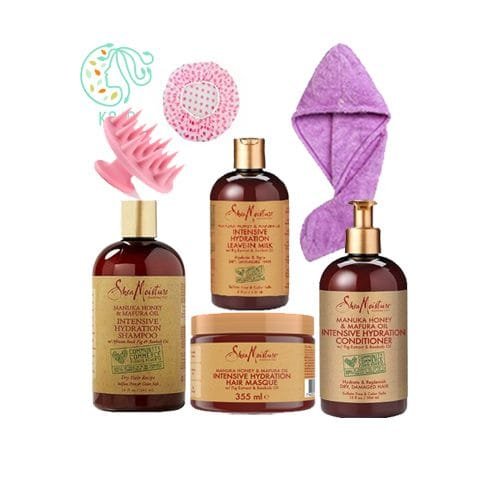 Medium & High Porosity Package - Sheamoisture Manuka Honey & Mafura Oil Kit