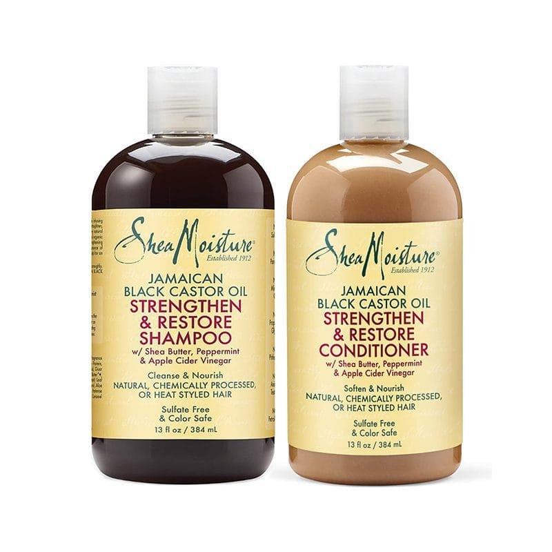 شامبو وبلسم الخروع الأسود الجامايكي SheaMoisture - Jamaican Black Castor Shampoo & Conditioner Set - الصورة 1