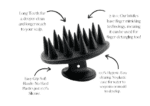Silicone Scalp Massager - small shampoo brush - الصورة 2