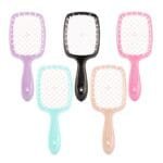 honeycomb-vented-hair-brush wavy hair