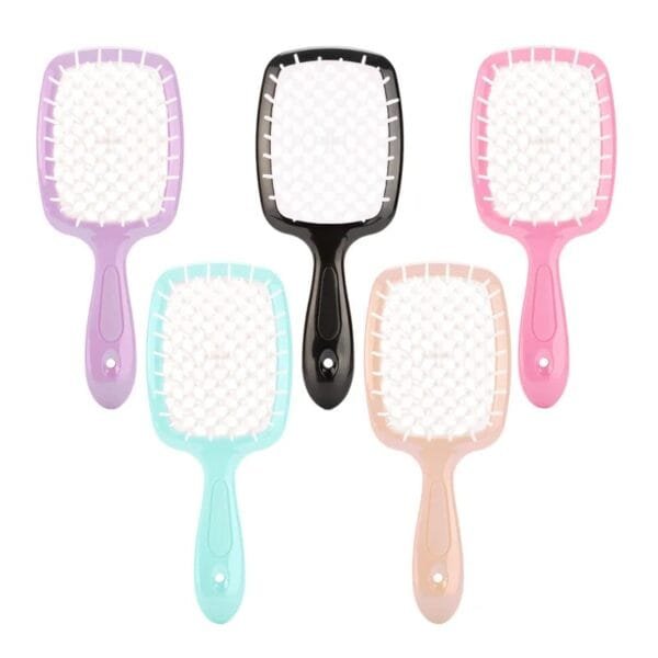 honeycomb-vented-hair-brush wavy hair