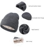 Satin Lined Winter Beanie