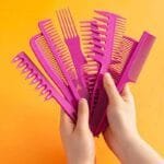 8Pcs/set Portable Comb Set curls, curly hair