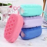 ⁦Bath Shower Silicone Body Scrubber⁩ - الصورة ⁦5⁩