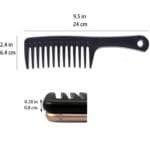 Large Hair Detangling Comb, Wide Teeth - Image 4