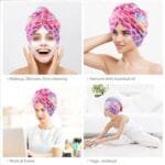 Mermaid Microfiber Hair Towel Turban - Image 4