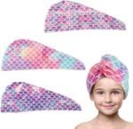 Mermaid Microfiber Hair Towel Turban - Image 2