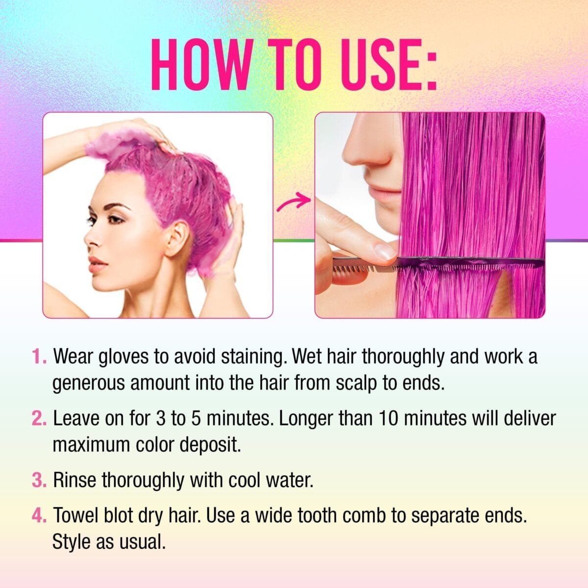 ⁦Punky Colour, Semi-Permanent Conditioning Hair Color⁩ - الصورة ⁦2⁩