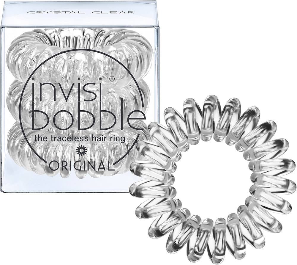 img_4082 Invisibobble, Original, Traceless Hair Ring, Crystal clear, 3pcs pack - الصورة 1