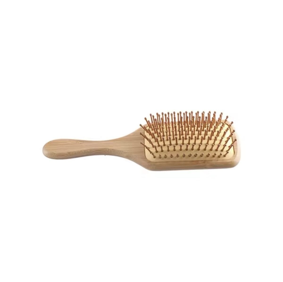 ⁦‏Anti-Frizz Bamboo Paddle Brush – Oval or Rectangular⁩ - الصورة ⁦4⁩