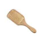 ⁦‏Anti-Frizz Bamboo Paddle Brush – Oval or Rectangular⁩ - الصورة ⁦3⁩