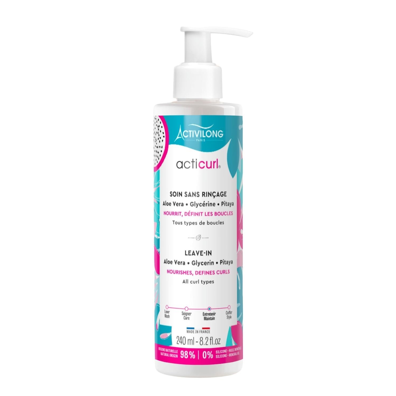 img_8071-2 Activilong, Acticurl Leave-In with Aloe Vera, Glycerin & Pitaya – 240ml - الصورة 1