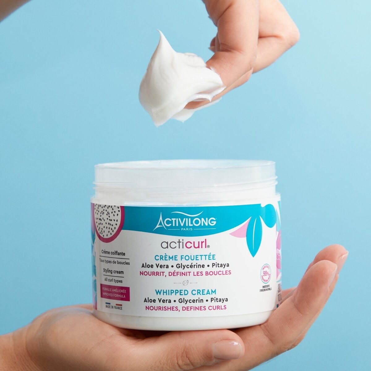 ⁦Activilong Acticurl Whipped Cream – Define, Moisturize & Shine Naturally⁩ - الصورة ⁦3⁩