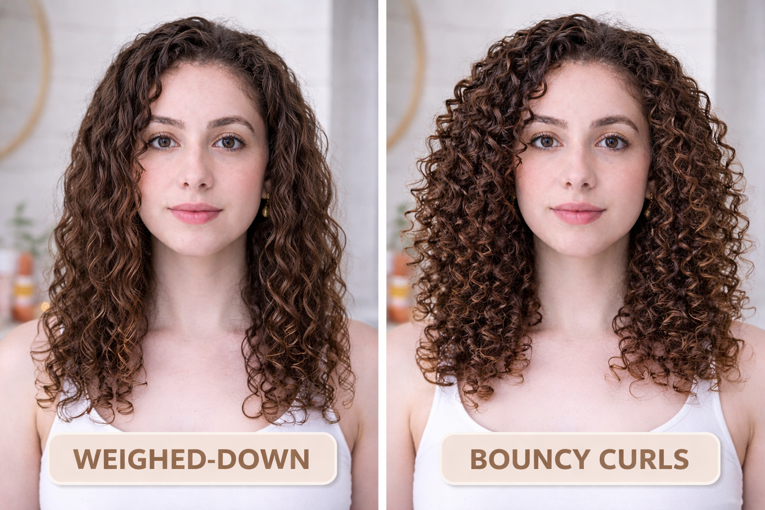 The Volume Revolution: Why "Base & Top" Gelling is 2026’s Biggest Curly Trend 1 no 1 Volume vs Flat Curls Comparison