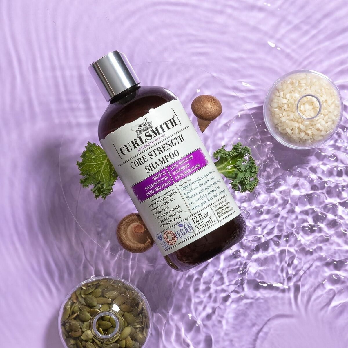 ⁦CurlSmith Core Strength Shampoo – Strength Recipe (Anti-Breakage Cleanser)⁩ - الصورة ⁦2⁩