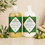 Nubian Heritage Olive Oil Vegan Shampoo & Conditioner Bundle – Hydrating Hair Care Set for Curly, Wavy & Coily Hair - الصورة 3