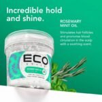 Eco Style Rosemary Mint Oil Styling Gel Max Hold 473ml - Image 4